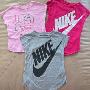 Nike Kids' Tees - Pink and Gray Set